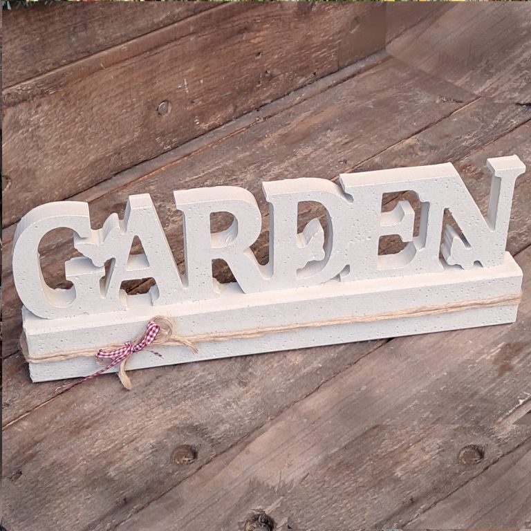 Gartendekoration handgemacht Gartenschilder